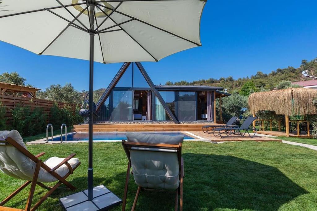 Villa Zeytin Havuzlu Jakuzili Fethiye Buitenkant foto